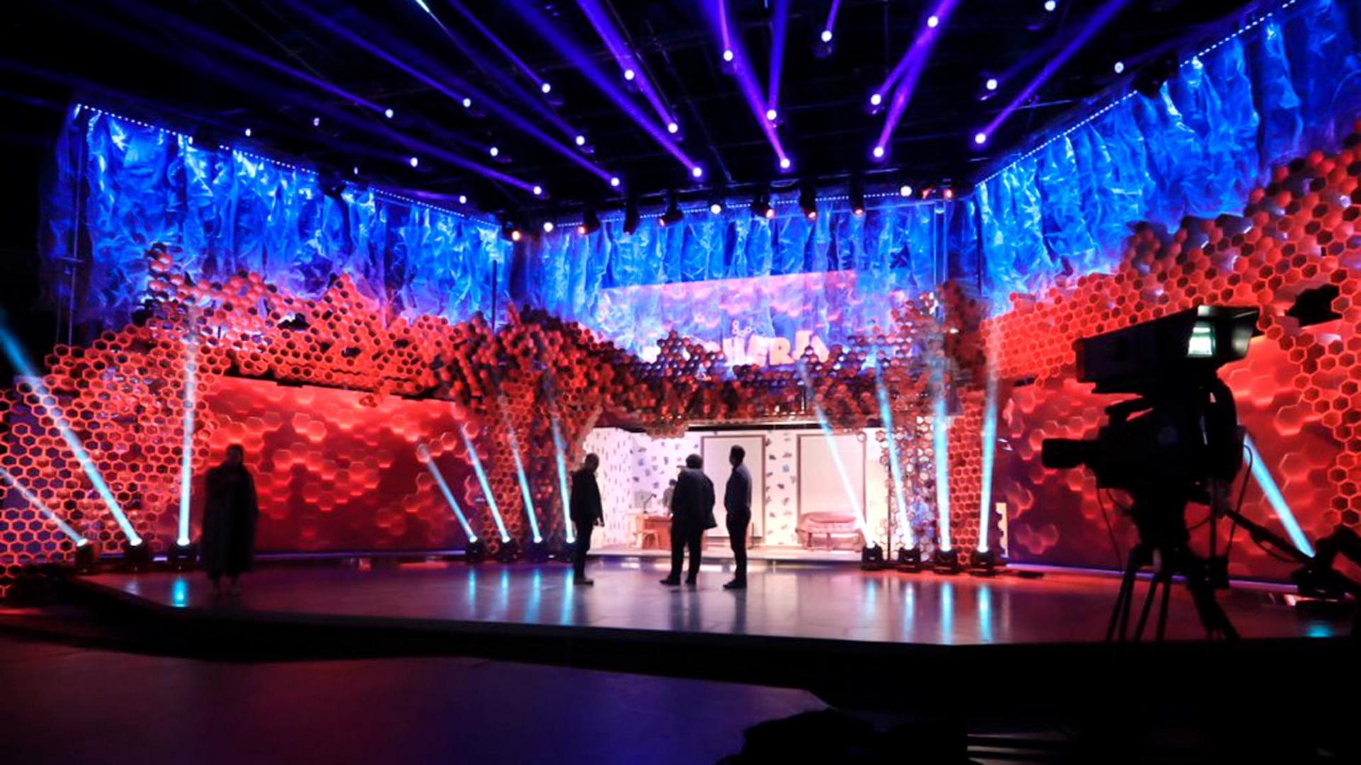 I dispositivi PROLIGHTS nel TV studio in Albania