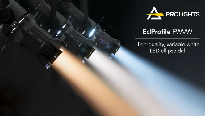PROLIGHTS releases LED ellipsoidal with variable white