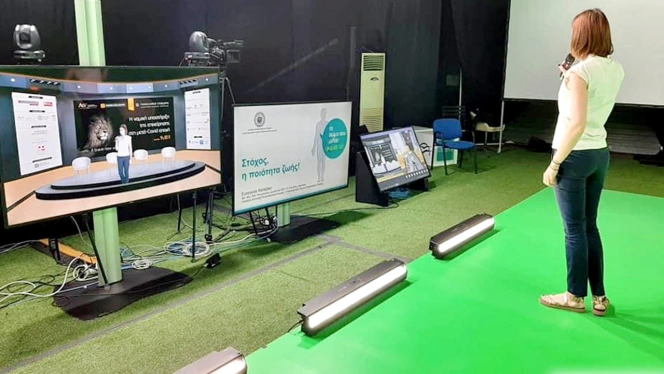 Green screen studios lit with PROLIGHTS