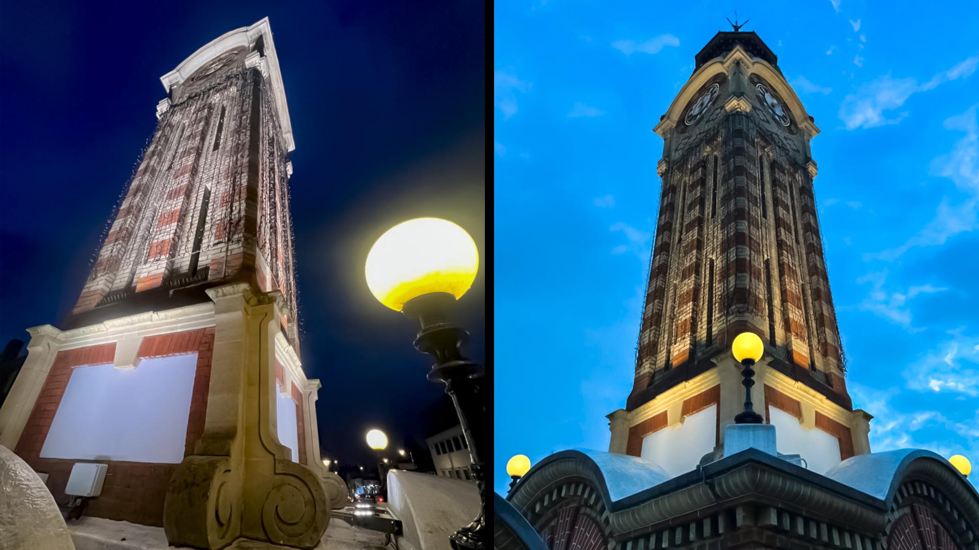 ArcPod 15Q fanno risplendere la torre dell'orologio di Epsom