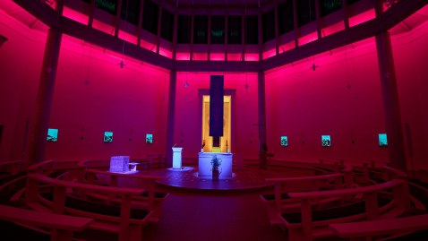 PROLIGHTS Products Illuminate the Church of the Holy Spirit in Bielefeld