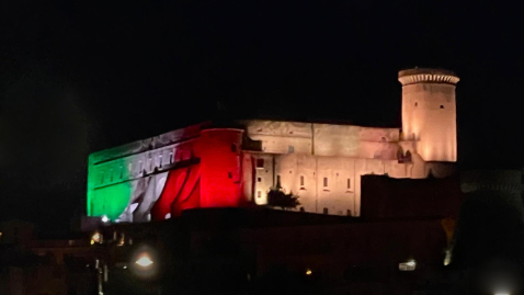 PROLIGHTS illuminates the Angioino Aragonese Castle in Gaeta