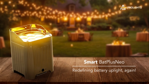 PROLIGHTS presenta il nuovo Smart BatPlus Neo: ridefinendo ancora una volta l'illuminazione a batteria!
