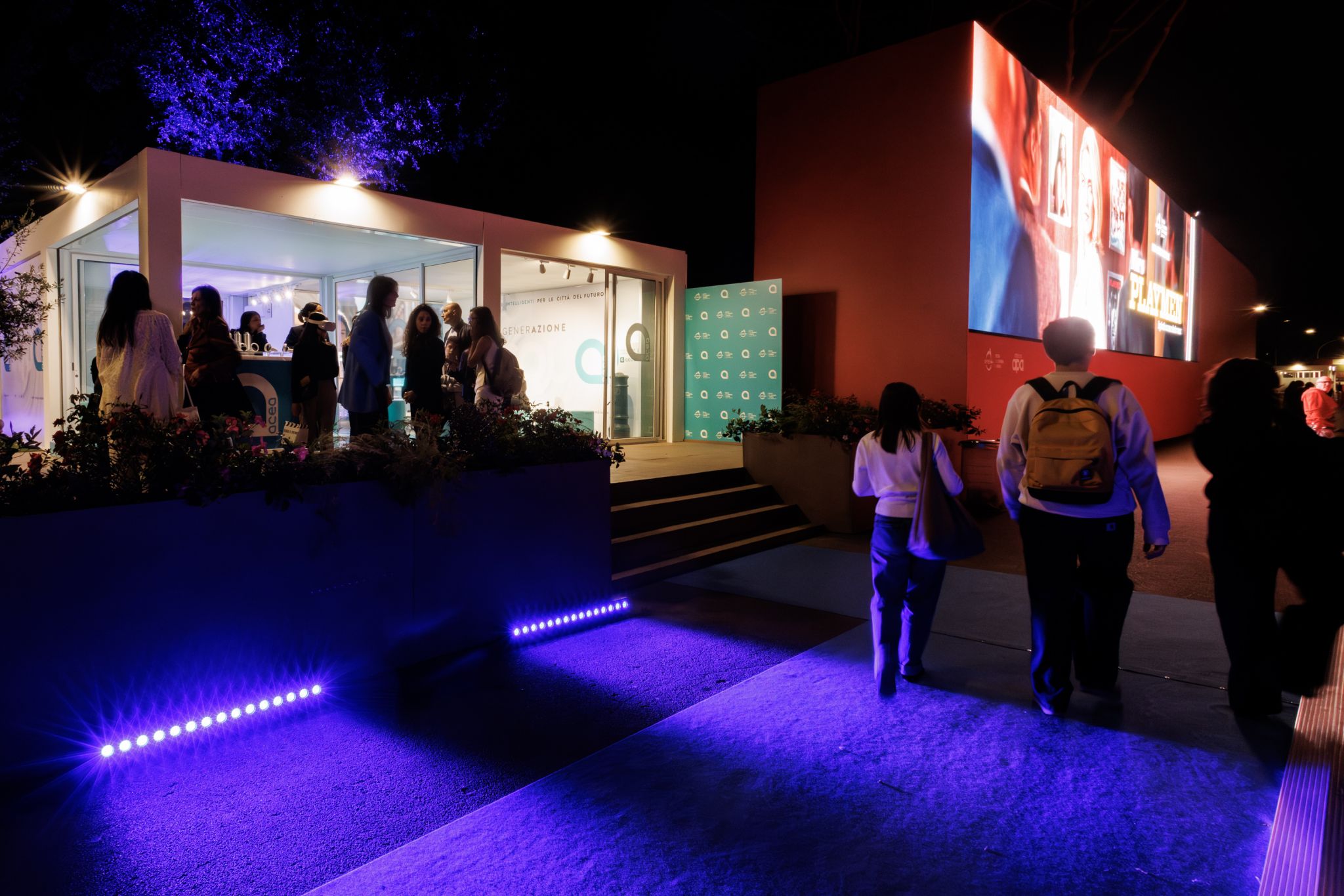 PROLIGHTS illuminates Acea's space at the Rome Film Fest